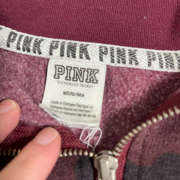 PINK VS half zip sweatshirt - Picture 2 of 2